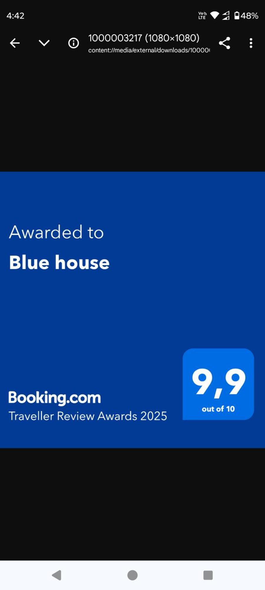Apartmán Blue House Akritokhórion Exteriér fotografie
